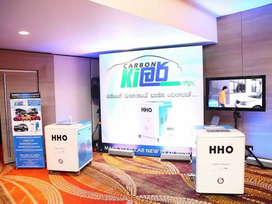 HHO 6.0 machine in the Auto show in Sri Lanka